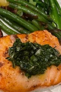 Seared Salmon with Chimichurri